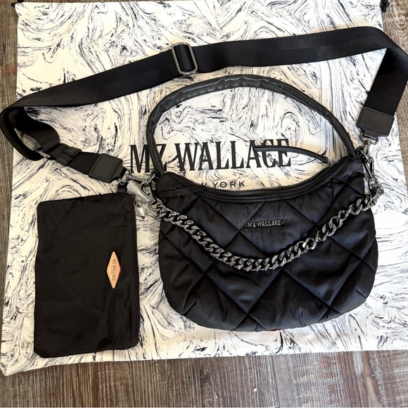 NWOT Quilted Small Bowery in black